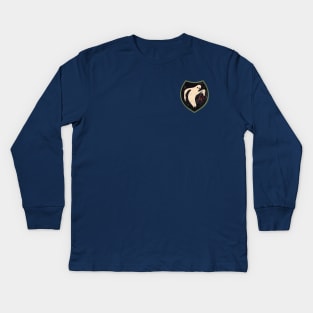 The Ghost Army Patch (distressed small logo) Kids Long Sleeve T-Shirt